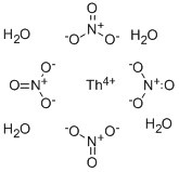 structure of CAS# 13470-07-0, Nitric Acid Thorium Salt Tetrahydrate;Nitric Acid, Thorium(4+) Salt, Tetrahydrate;Thorium Nitrate Tetrahydrate