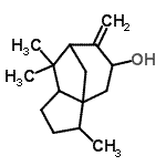 结构式 CAS# 13567-41-4, (+)-8(15)-雪松烯-9-醇