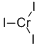 structure of CAS# 13569-75-0, Chromium Iodide (CrI3);Chromium Triiodide;Chromium Iodide