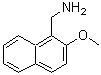 结构式 CAS# 136402-93-2, 1-(2-甲氧基-1-萘基)甲胺