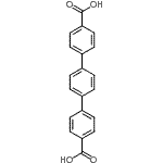 结构式 CAS# 13653-84-4, 1,1':4',1''-三联苯-4,4''-二甲酸