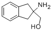 structure of CAS# 136834-85-0, 2-Amino-2,3-Dihydro-1H-Indene-2-Methanol