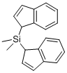 structure of CAS# 136946-83-3, 1,1'-(Dimethylsilylene)Bis-1H-Indene;Dimethylbis(Indenyl)Silane,Min.98%;Dimethylbis(Indenyl)Silane,  98+%;BIS(1H-INDEN-1-YL)DIMETHYLSILANE