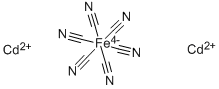 CAS#: 13755-33-4， (Oc-6-11)-Hexakis(Cyano)-Ferrate Cadmium (1:2)