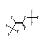 结构式 CAS# 137741-09-4, (E)-1,2,3,3,3-五氟-1-(三氟甲氧基)丙-1-烯