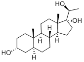 CAS#: 13933-75-0， 3-alpha,17-alpha,20-beta-Trihydroxy-5-alpha-Pregnane