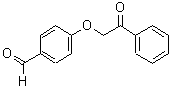 结构式 CAS# 139484-40-5, 4-(2-氧代-2-苯基乙氧基)-苯甲醛