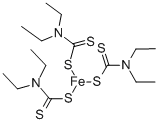 结构式 CAS# 13963-59-2, 二乙基二硫代氨基甲酸铁盐