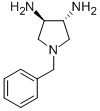 结构式 CAS# 140134-21-0, (3R,4R)-1-(苯基甲基)-3,4-吡咯烷二胺