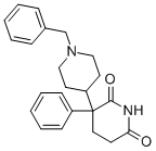 structure of CAS# 14051-33-3, 3-Phenyl-1'-(Phenylmethyl)-[3,4'-Bipiperidine]-2,6-Dione;3-Phenyl-3-[1-(Phenylmethyl)-4-Piperidyl]Piperidine-2,6-Dione;3-Phenyl-3-[1-(Phenylmethyl)-4-Piperidinyl]Piperidine-2,6-Dione;3-[1-(Benzyl)-4-Piperidyl]-3-Phenyl-Piperidine-2,6-Quinone