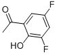 结构式 CAS# 140675-42-9, 1-(3,5-二氟-2-羟基苯基)-乙酮