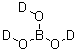 structure of CAS# 14149-58-7, (<Sup>2</Sup>H<Sub>3</Sub>)Boric Acid;Boric acid-d3;Boric acid-D3 >98 Atom % D;343846_ALDRICH