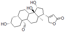 CAS#: 14155-65-8， 3beta,14,15beta-Trihydroxy-19-Oxo-5alpha-Card-20(22)-Enolide