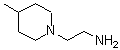 structure of CAS# 14156-95-7, 2-(4-Methyl-1-Piperidinyl)Ethanamine;2-(4-methyl-1-piperidinyl)ethanamine;2-(4-Methyl-piperidin-1-yl)-ethylamine;2-(4-methylpiperidyl)ethylamine