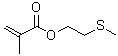 结构式 CAS# 14216-23-0, 2-(甲硫基)乙基甲基丙烯酸酯