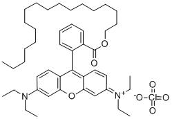 结构式 CAS# 142179-00-8, 玫瑰精 B 十八烷基酯高氯酸盐
