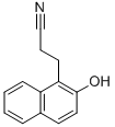structure of CAS# 14233-73-9, 2-Hydroxy-1-Naphthalenepropanenitrile;3-(2-Hydroxy-1-Naphthyl)Propanenitrile;3-(2-Hydroxy-1-Naphthyl)Propionitrile;Zero/009733