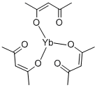 结构式 CAS# 14284-98-1, (OC-6-11)-三(2,4-戊烷二酮)-镱