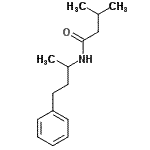 结构式 CAS# 143085-87-4, 3-甲基-N-(4-苯基-2-丁烷基)丁酰胺