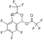 结构式 CAS# 14353-88-9, (2,3,4,5,6-五氟苯基)二(2,2,2-三氟乙酸)-碘