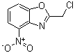 structure of CAS# 143708-26-3, 2-(Chloromethyl)-4-Nitro-1,3-Benzoxazole;2-(chloromethyl)-4-nitro-1,3-benzoxazole;2-(chloromethyl)-4-nitrobenzo[d]oxazole;2-(chloromethyl)-4-nitrobenzoxazole