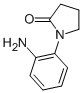 structure of CAS# 14453-65-7, 1-(2-Aminophenyl)Pyrrolidin-2-One;1-(2-Aminophenyl)-2-Pyrrolidinone;1-(2-Aminophenyl)-2-Pyrrolidone;Zinc03888874