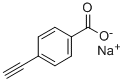 structure of CAS# 144693-65-2, 4-Ethynyl-Benzoic Acid Sodium Salt (1:1);(4-Carboxyphenyl)Acetylene Sodium Salt~Sodium 4-Ethynylbenzoate;(4-Carboxyphenyl)Acetylenesodiumsalt;4-ETHYNYLBENZOIC ACID SODIUM SALT