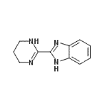 CAS 登录号：14488-05-2， 2-(1,4,5,6-四氢-2-嘧啶基)-1H-苯并咪唑