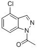 structure of CAS# 145439-15-2, 1-(4-Chloro-1H-Indazol-1-Yl)-Ethanone;1-(4-Chloro-1H-Indazol-1-Yl)Ethan-1-One;1-(4-Chloro-1H-Indazol-1-Yl)Ethanone;1-Acetyl-4-Chloro-1H-Indazole