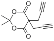 structure of CAS# 145544-03-2, 2,2-Dimethyl-5,5-Di-2-Propyn-1-Yl-1,3-Dioxane-4,6-Dione;ISOPROPYLIDENE 1,6-HEPTADIYNE-4,4-DICARBOXYLATE (MELDRUM''s ACID,DI-PROPARGYL);2,2-DIMETHYL-5,5-DIPROP-2-YNYL-1,3-DIOXANE-4,6-DIONE