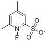 structure of CAS# 147541-01-3, 1-Fluoro-4,6-Dimethyl-2-Sulfo-Pyridinium Inner Salt;N-FLUORO-4,6-DIMETHYLPYRIDINIUM-2-SULPHONATE;N-FLUORO-4,6-DIMETHYLPYRIDINIUM-2-SULFONATE;DAIKIN MEC-01