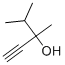 structure of CAS# 1482-15-1, 3,4-Dimethyl-1-Pentyn-3-Ol;3,4-Dimethyl-1-Pentyn-3-Ol;Sbb008720;1-Pentyn-3-Ol, 3,4-Dimethyl-