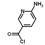结构式 CAS# 148675-53-0, 6-氨基烟酰氯化物