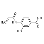 CAS#: 149093-40-3， 4-(Acryloylamino)-3-Hydroxybenzoic Acid
