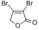 structure of CAS# 149418-41-7, 3,4-Dibromo-5H-Furan-2-One;3,4-Dibromo-2(5H)-Furanone;Ccris 6705