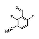 structure of CAS# 149489-14-5, 2,4-Difluoro-3-Formylbenzonitrile;2,4-difluoro-3-formylbenzonitrile