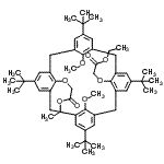 结构式 CAS# 149775-71-3, O(1),O(3)-二(乙氧羰基甲基)-O(2),O(4)-二甲基-p-叔丁基杯(4)芳烃