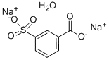 结构式 CAS# 14995-40-5, 3-磺基苯甲酸二钠盐单水合物