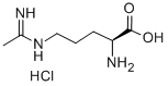 结构式 CAS# 150403-88-6, N5-(1-亚氨基乙基)-L-鸟氨酸盐酸盐(1:1)