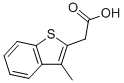 structure of CAS# 1505-52-8, 3-Methyl-Benzo[b]Thiophene-2-Aceticacid;2-(3-Methylbenzothiophen-2-Yl)Acetate;2-(3-Methyl-2-Benzothiophenyl)Acetate;2-(3-Methyl-1-Benzothiophen-2-Yl)Ethanoate