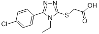 CAS#: 150536-01-9， {[5-(4-chlorophenyl)-4-ethyl-4H-1,2,4-triazol-3-yl]thio}acetic acid