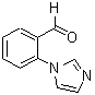 structure of CAS# 151055-86-6, 2-(1H-Imidazol-1-Yl)-Benzaldehyde;2-(1H-Pyrazol-1-Yl)Benzenecarbaldehyde;2-IMIDAZOL-1-YL-BENZALDEHYDE, 95+%;2-IMIDAZOL-1-YL-BENZALDEHYDE