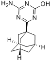 structure of CAS# 151250-94-1, 6-Amino-4-Tricyclo[3.3.1.1(3,7)]Dec-1-Yl-1,3,5-Triazin-2(1H)-One;4-(Adamant-1-Yl)-6-Amino-1,3,5-Trazin-2-Ol, 4-(Adamant-1-Yl)-6-Hydroxy-1,3,5-Triazin-2-Amine, 4-Amino-6-(Tricyclo[3.3.1.1~3,7~]Dec-1-Yl)-1,3,5-Triazin-2-Ol;2-(Adamant-1-Yl)-4-Amino-6-Hydroxy-1,3,5-Triazine;2-(ADAMAN-1-YL)-4-AMINO-6-HYDROXY-1,3,5-TRIAZINE