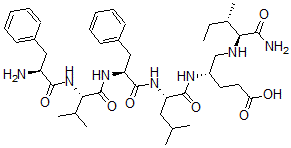 CAS#: 152017-02-2， (4S)-5-[[(2S,3S)-1-Amino-3-Methyl-1-Oxopentan-2-Yl]Amino]-4-[[(2S)-2-[[(2S)-2-[[(2S)-2-[[(2S)-2-Amino-3-Phenylpropanoyl]Amino]-3-Methylbutanoyl]Amino]-3-Phenylpropanoyl]Amino]-4-Methylpentanoyl]Amino]Pentanoic Acid