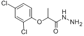 结构式 CAS# 15253-89-1, 2-(2,4-二氯苯氧基)-丙酰肼