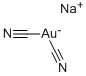 structure of CAS# 15280-09-8, Sodium Bis(Cyano )-Aurate;Na[Au(Cn)2];Sodium Bis(Cyano-Kappac)Aurate(1-);Sodium Dicyanidoaurate(1-)