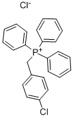 structure of CAS# 1530-39-8, (4-Chlorobenzyl)Triphenylphosphonium Chloride;(4-Chlorophenyl)Methyl-Tri(Phenyl)Phosphonium Chloride;(4-Chlorobenzyl)-Tri(Phenyl)Phosphonium Chloride;Phosphonium, ((4-Chlorophenyl)Methyl)Triphenyl-, Chloride