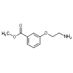 structure of CAS# 153938-41-1, Methyl 3-(2-Aminoethoxy)Benzoate