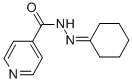 结构式 CAS# 15407-81-5, N'-环己基亚基异烟酰肼