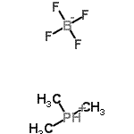 structure of CAS# 154358-50-6, Trimethylphosphonium Tetrafluoroborate;Trimethylphosphonium tetrafluoroborate